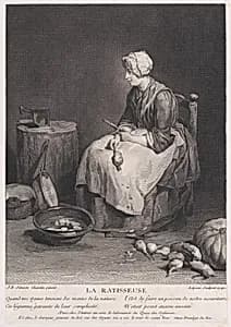 The Peeler by Bernard Lepicié|Jean Siméon Chardin
