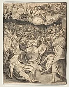 The Pentecost by Master of the Egmont Albums