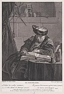 Portrait of Jean Siméon Chardin|Bernard Lepicié|Bernard Lepicié