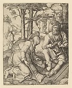 The Pilgrims by Lucas van Leyden