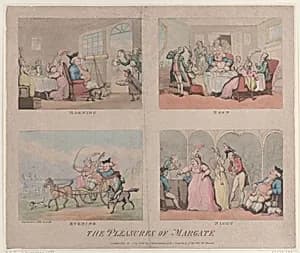 The Pleasures of Margate by Thomas Rowlandson|Rudolph Ackermann, London