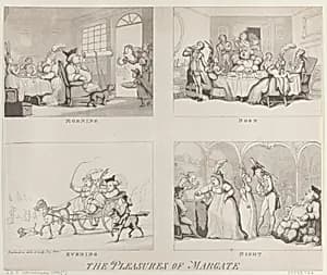 The Pleasures of Margate by Thomas Rowlandson|Rudolph Ackermann, London