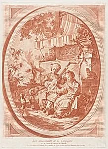 The Pleasures of the Countryside by Louis Marin Bonnet|Jean-Baptiste Le Prince