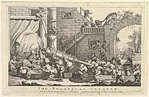 The Political Clyster by William Hogarth|Robert Sayer