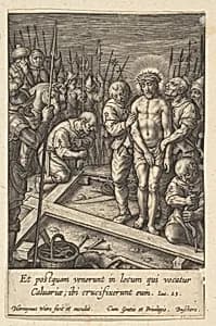 The Preparation of the Cross by Hieronymus (Jerome) Wierix
