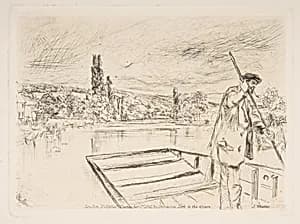 The Punt by James McNeill Whistler