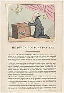 The Quack Doctor's Prayer!! by Thomas Rowlandson|Edward Spragg|George Murgatroyd Woodward