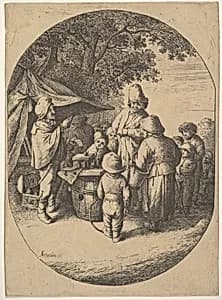 The Quacksalver (copy) by Adriaen van Ostade