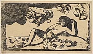 The Queen of Beauty -- Langorous by Paul Gauguin