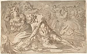 The Raising of Lazarus by Jacques Bellange