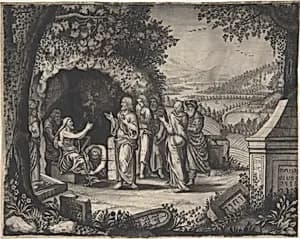 The Raising of Lazarus by Matthias Deigle