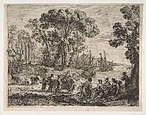 The Rape of Europa by Claude Lorrain (Claude Gellée)