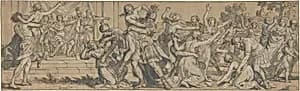 The Rape of the Sabines by Giacinto Gimignani