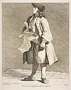 The Reading of Lottery Winners by François Joullain|Anne Claude Philippe de Tubières, comte de Caylus|Edme Bouchardon