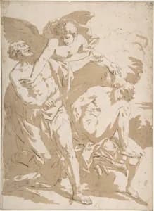 The Sacrifice of Isaac by Johan Carl Loth