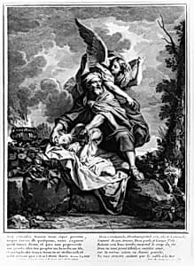 The Sacrifice of Isaac by Louis Desplaces|Charles Le Brun