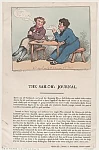 The Sailor's Journal by Thomas Rowlandson