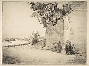 The Seine seen from Passy by Félix Bracquemond