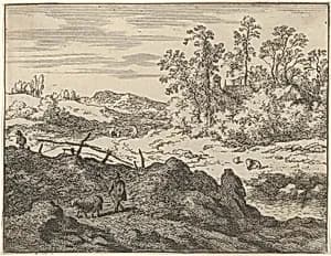 The Shepherd and the Lamb by Allart van Everdingen