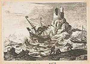 The Shipwreck by Claude Lorrain (Claude Gellée)