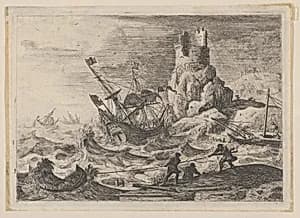 The Shipwreck by Claude Lorrain (Claude Gellée)