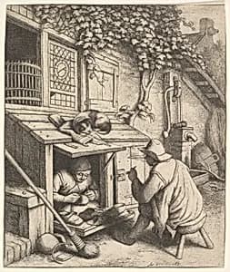 The Shoemaker by Adriaen van Ostade