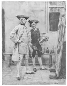 Portrait of Ernest Meissonier