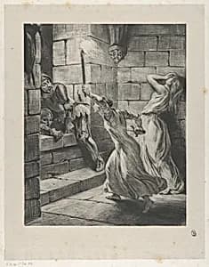 The Sister of Duguesclin by Eugène Delacroix