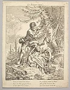 The Sly Shepherd by François Boucher|Gabriel Huquier|Anonymous, French, 18th century