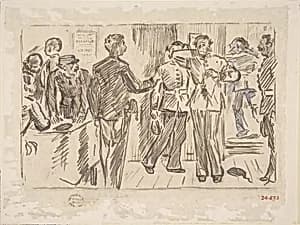 "The Soldier's Tear"–Old Song by Charles Samuel Keene