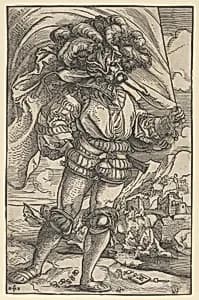 The Standard Bearer by Hans Schäufelein