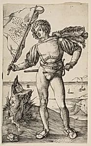 The Standard Bearer by Albrecht Dürer