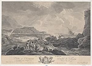 The Storm by Joseph Vernet|Elisabeth Cousinet Lempereur