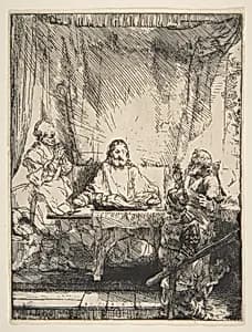 The Supper at Emmaus by Rembrandt (Rembrandt van Rijn)