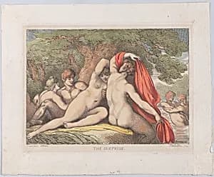 The Surprise by Thomas Rowlandson|Francesco Albani|Thomas Rowlandson