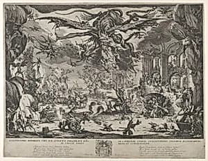 The Temptation of St. Anthony by Jacques Callot|Israël Henriet