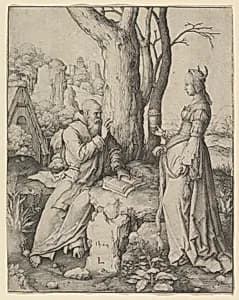 The Temptation of St. Anthony by Lucas van Leyden