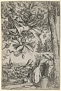 The Temptation of St. Anthony by Lucas Cranach the Elder