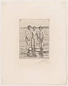 The Three Graces by Anders Zorn
