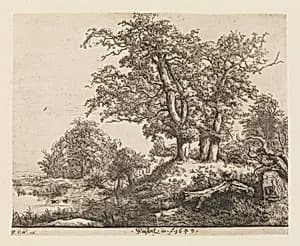 The Three Oaks by Jacob van Ruisdael