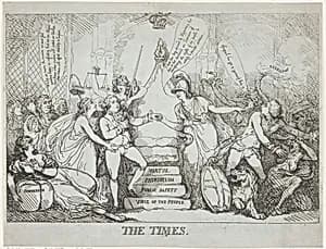 The Times by Thomas Rowlandson|George, Prince of Wales|S. W. Fores