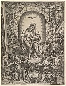 The Trinity by Giorgio Ghisi