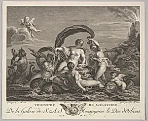 The Triumph of Galatea by Philippe Trière|Carlo Maratti|Antoine Borel