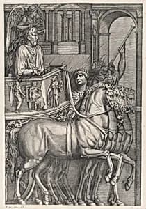 The Triumph of Marcus Aurelius by Nicolas Beatrizet