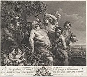 The Triumph of Silenus by Nicolas de Launay|Anthony van Dyck|Peter Paul Rubens