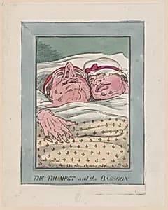 The Trumpet and the Bassoon by Thomas Rowlandson|William Holland