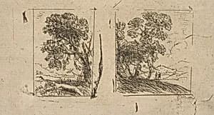 The Two Landscapes by Claude Lorrain (Claude Gellée)