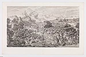 The Victory of Khorgos by Jean Denis Attiret|Jacques Philippe Le Bas|Charles Nicolas Cochin II