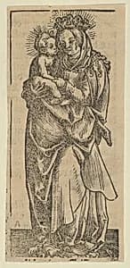 The Virgin and Child Standing by Lucas Cranach the Elder
