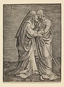 The Visitation by Lucas van Leyden